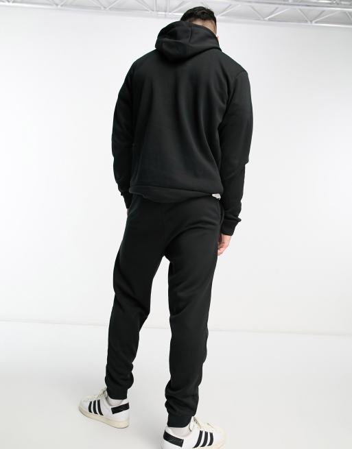 DTT overhead hoodie & trackies tracksuit set in black, 3 of 4