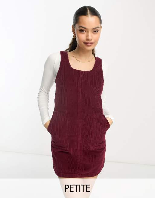 Asos cord pinafore dress best sale