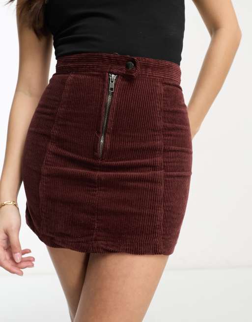 Cord skirt outlet petite