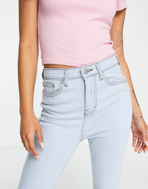 Light Blue High Rise Skinny Jeans