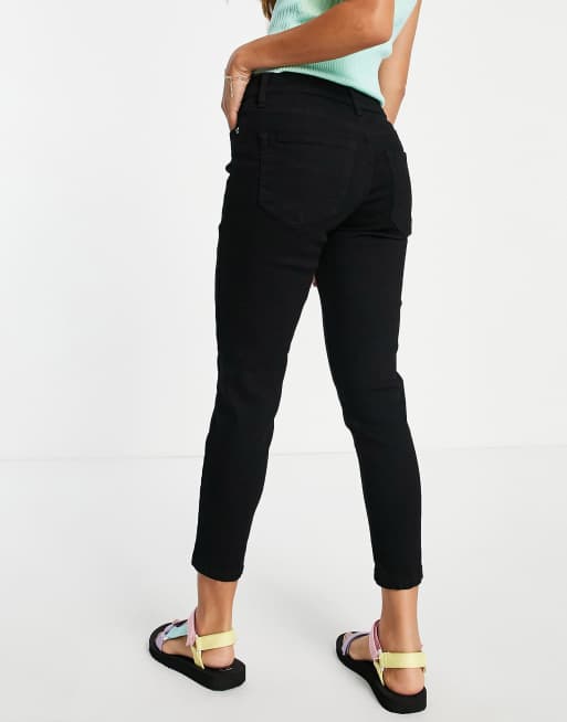 DTT Petite - Jo - Skinny jeans met halfhoge taille in zwart , 2 van 4
