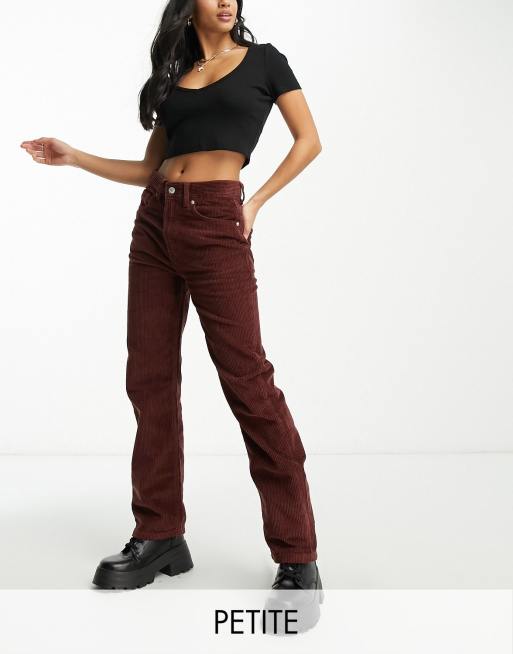 Petite on sale corduroy trousers