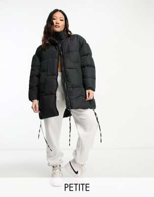 Petite longline puffer outlet coat