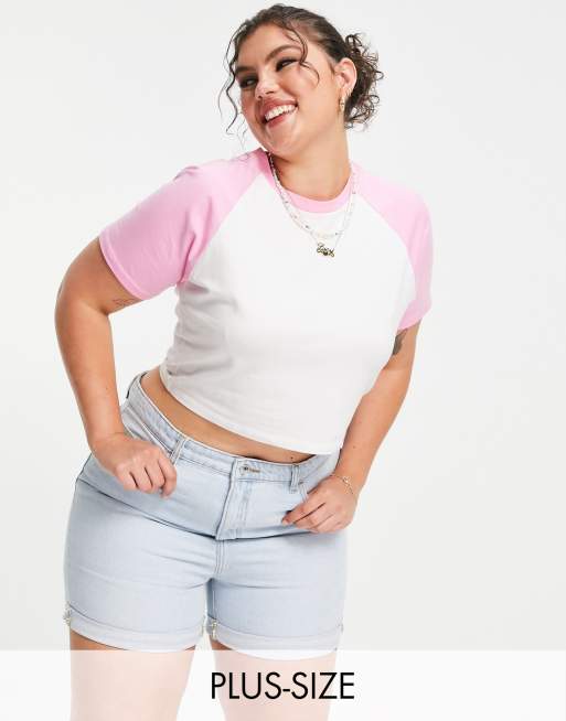 High waisted jean clearance shorts for plus size