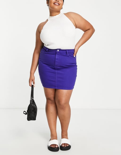 Royal blue high outlet waisted skirt