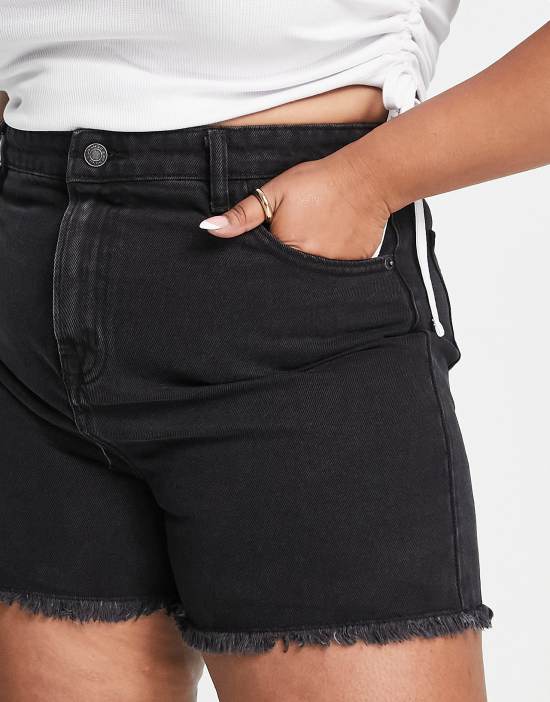 https://images.asos-media.com/products/dtt-plus-longline-denim-shorts-with-raw-hem-in-washed-black/201791101-3?$n_550w$&wid=550&fit=constrain