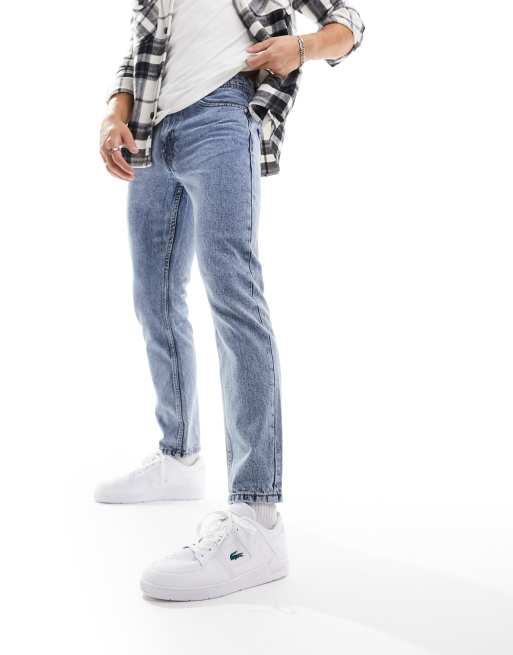 DTT rigid slim fit jeans in light blue