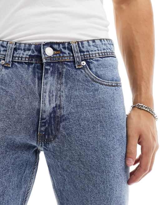 DTT rigid slim fit jeans in light blue, 5 of 5