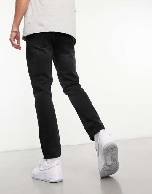 Tapered ripped best sale jeans mens