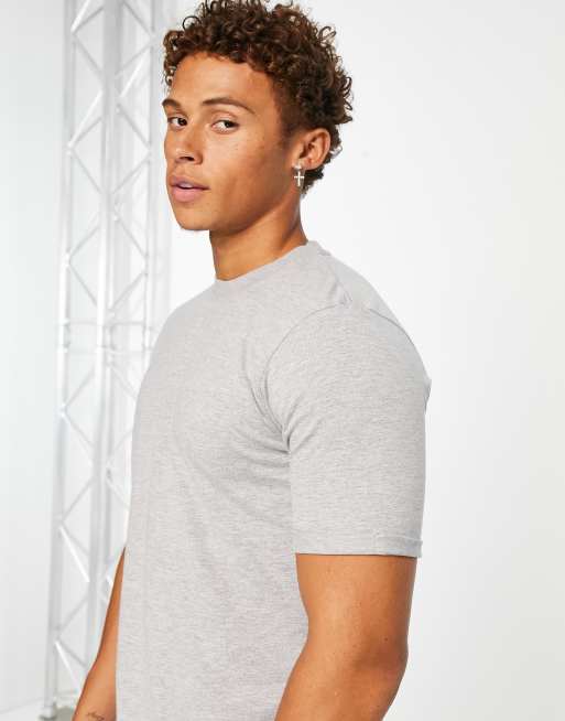 Printed T-shirt - Light grey marl/NFL - Men