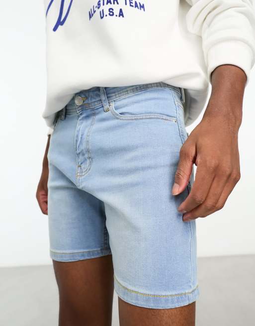 Asos jean shorts on sale mens