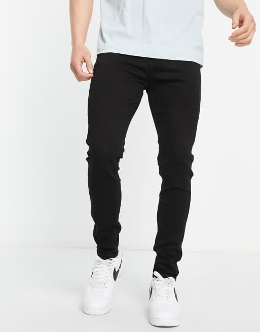 DTT skinny fit jeans in black 