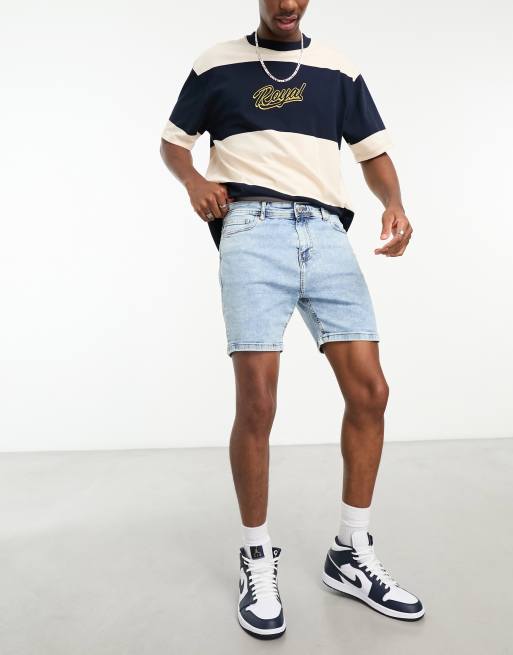 Asos mens 2024 denim shorts