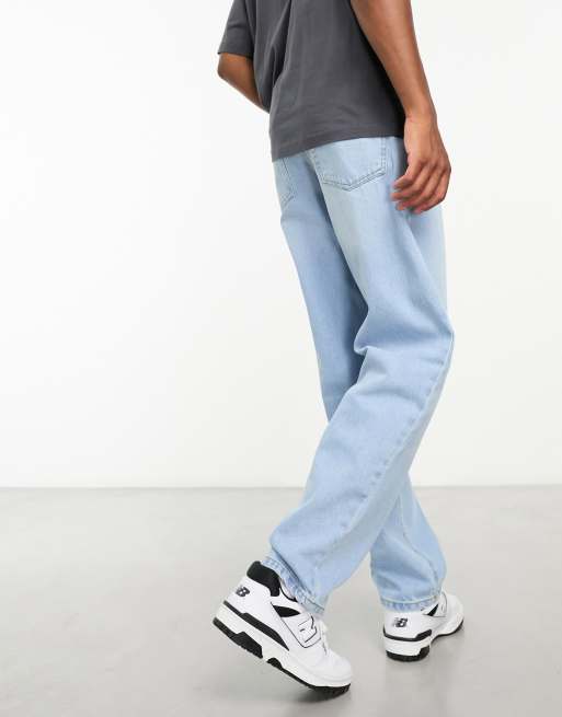 DTT - Stive jeans i lyseblå i poset pasform, 2 af 4