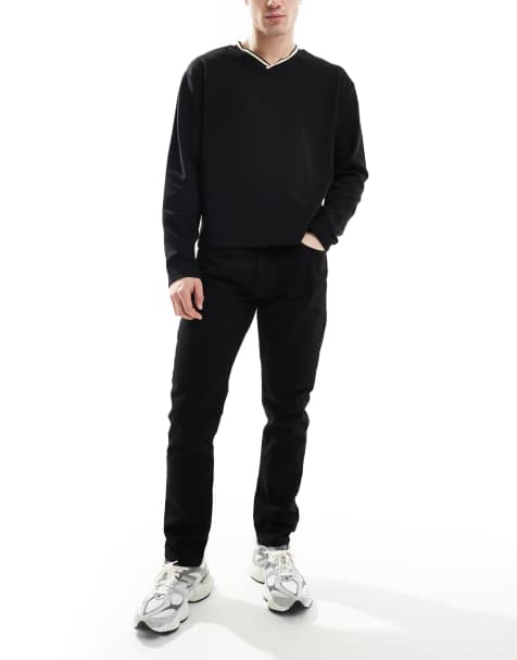 DTT - Stive sorte slim-jeans - view 1