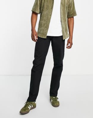 Don't Think Twice DTT straight fit jeans in black