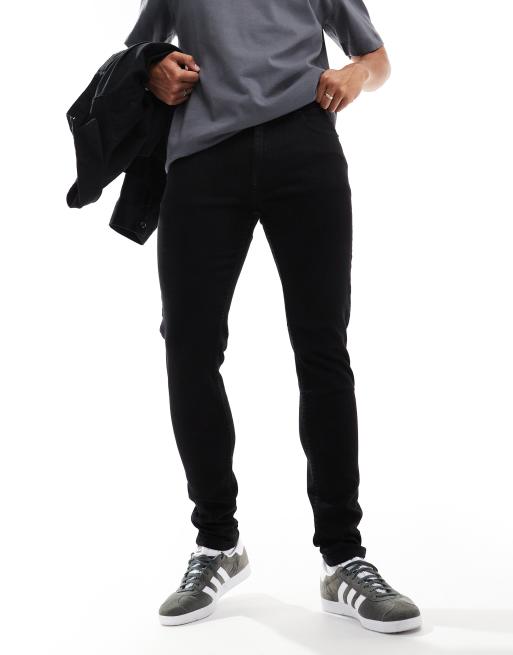 DTT – Stretch-Jeans mit sehr engem Schnitt in Schwarz