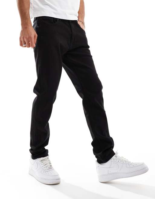 DTT stretch slim fit jeans in black | ASOS