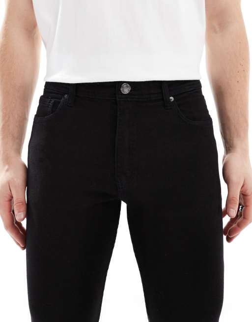 DTT stretch super skinny jeans in black ASOS