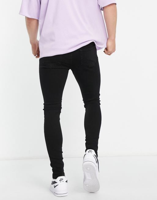 DTT super skinny jeans in black , 3 of 4