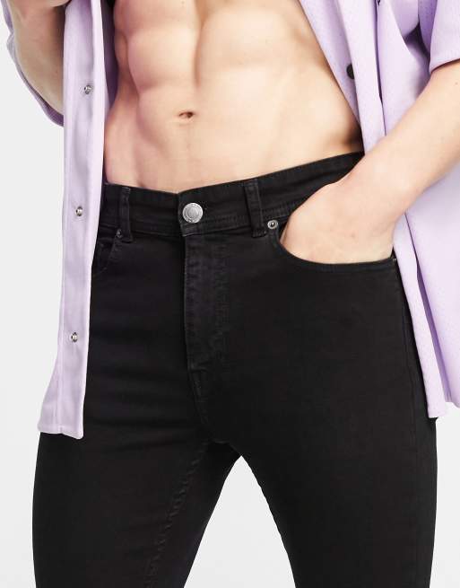 DTT super skinny jeans in black , 4 of 4