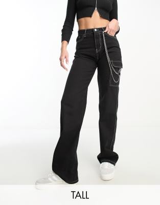 Dames Elastische Solid V Cut met Zakken Cargo Vrouwen