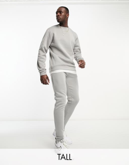 White sweatshirt best sale and sweatpants set