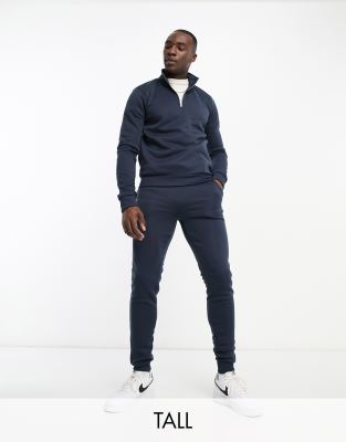 Don't Think Twice DTT Tall half zip sweatshirt & sweatpants