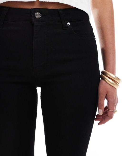 DTT Tall – Jo – Jeans mit mittelhohem Bund und engem Schnitt in Schwarz, 5 von 5