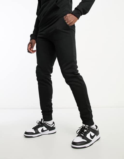 Even&Odd Tall SLIM FIT JOGGERS - Tracksuit bottoms - black 