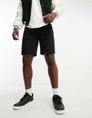 DTT Tall oversized denim shorts in washed black - ASOS Price Checker