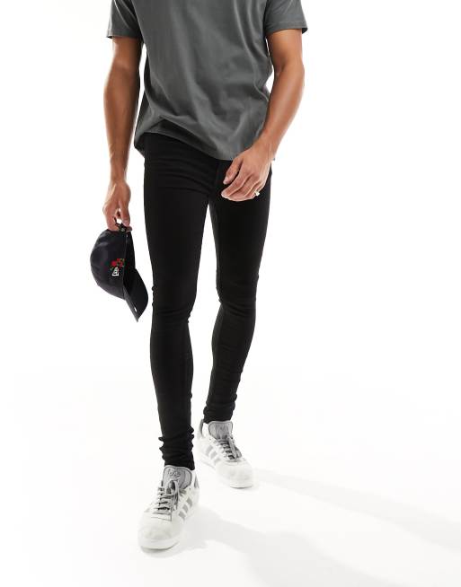 DTT Tall stretch super skinny jeans in black, 3 of 5