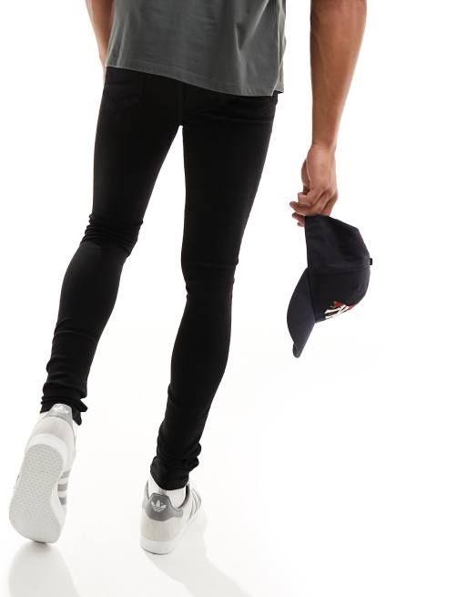 DTT Tall stretch super skinny jeans in black, 5 of 5