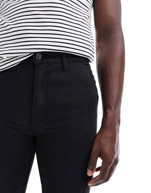 DTT Tall – Svarta, tvättade cargojeans utan stretch med raka ben, 2 av 5