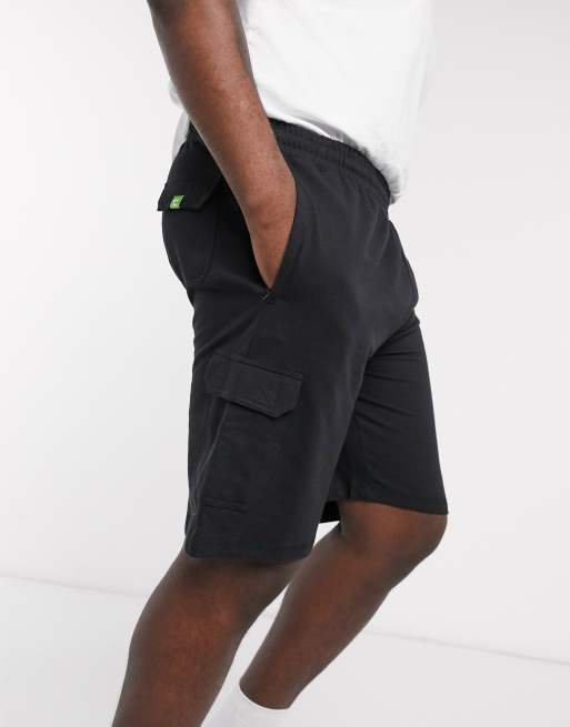 Cotton shorts with store zipper pockets