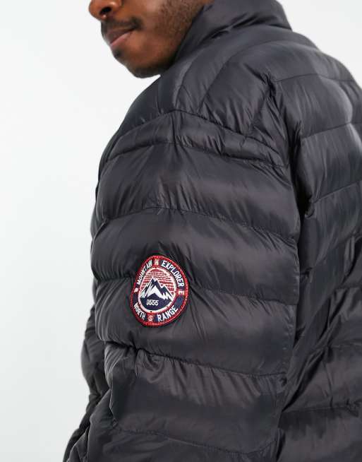 Puffer jacket patch sale