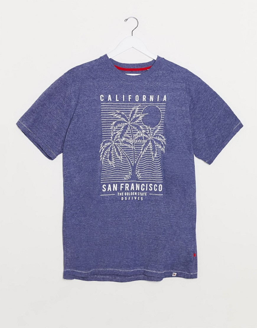 Duke - San Francisco - T-shirt stampata-Blu