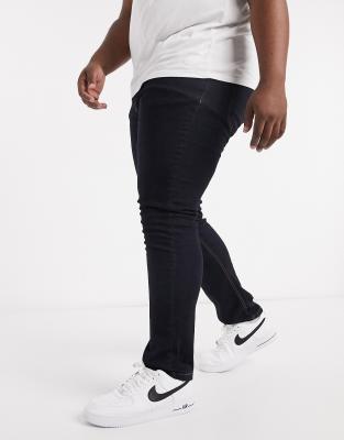 taper fit stretch jeans