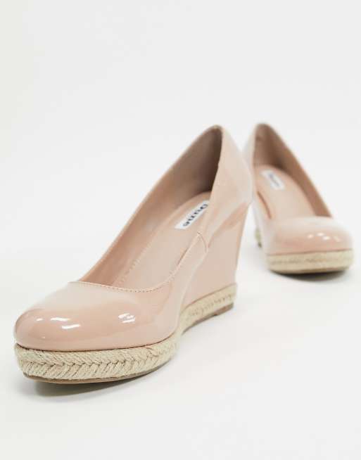 Nude wedges hot sale dune