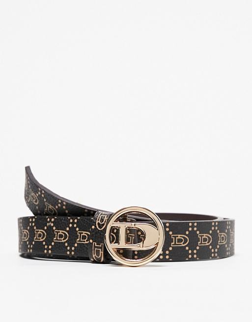 Dune – Brunt skärp med monogramlogga