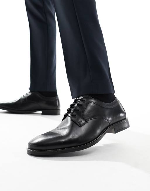 Dune - Chaussures élégantes en cuir à lacets - Noir