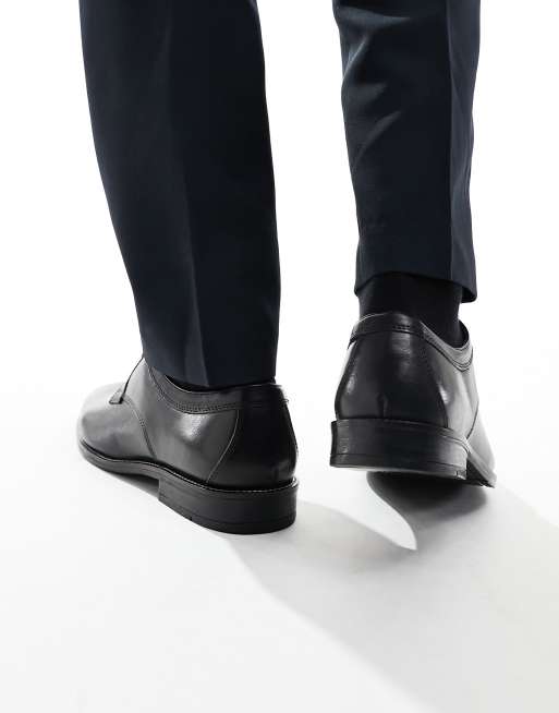 Dune - Chaussures élégantes en cuir à lacets - Noir, 4 de 4
