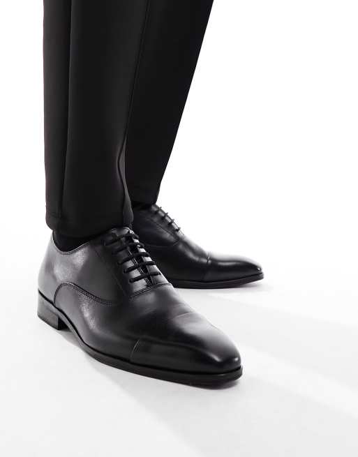 Chaussures Oxford De Luxe En Cuir Brillant - Noir | Charles Tyrwhitt
