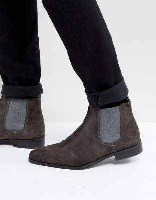 dune suede chelsea boots