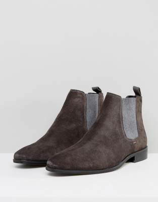 dune suede chelsea boots