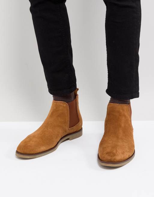 Dune tan hot sale chelsea boots