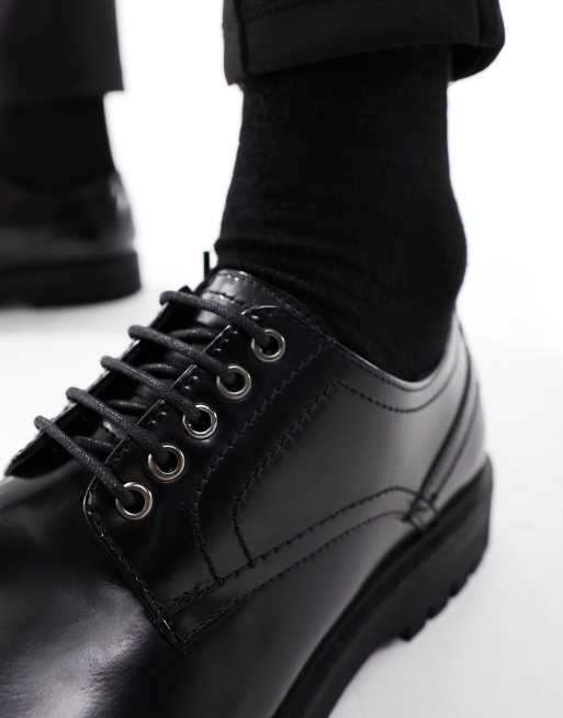 Chunky hot sale patent brogues