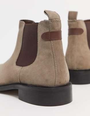 dune suede chelsea boots