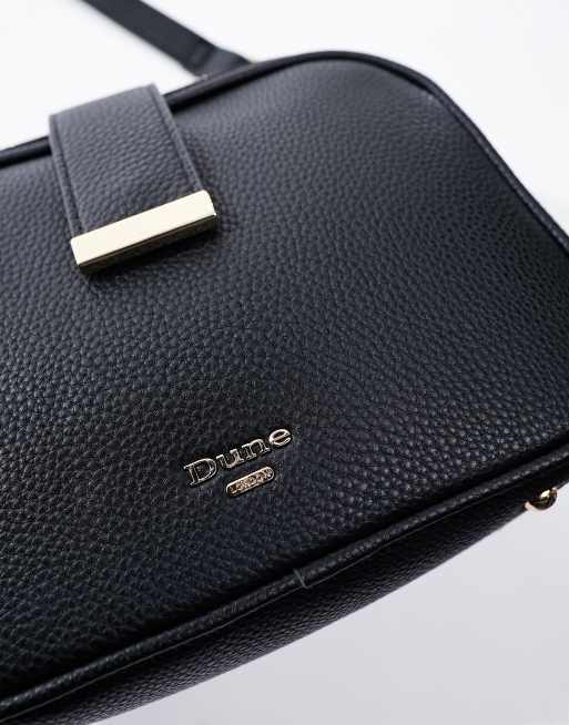 Dune – Czarna torebka crossbody z zamkiem dookoła, 2 z 4