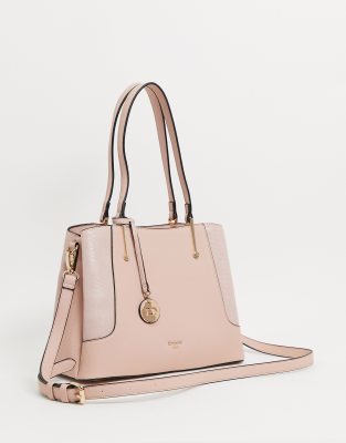 blush pink tote bag